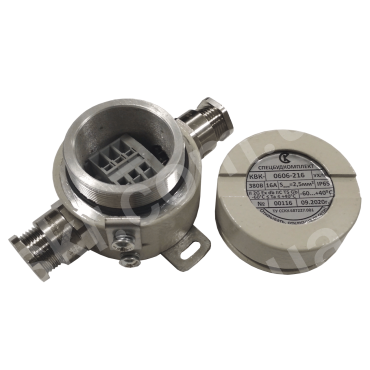 Коробка вибухозахисна клемна КВК-0606